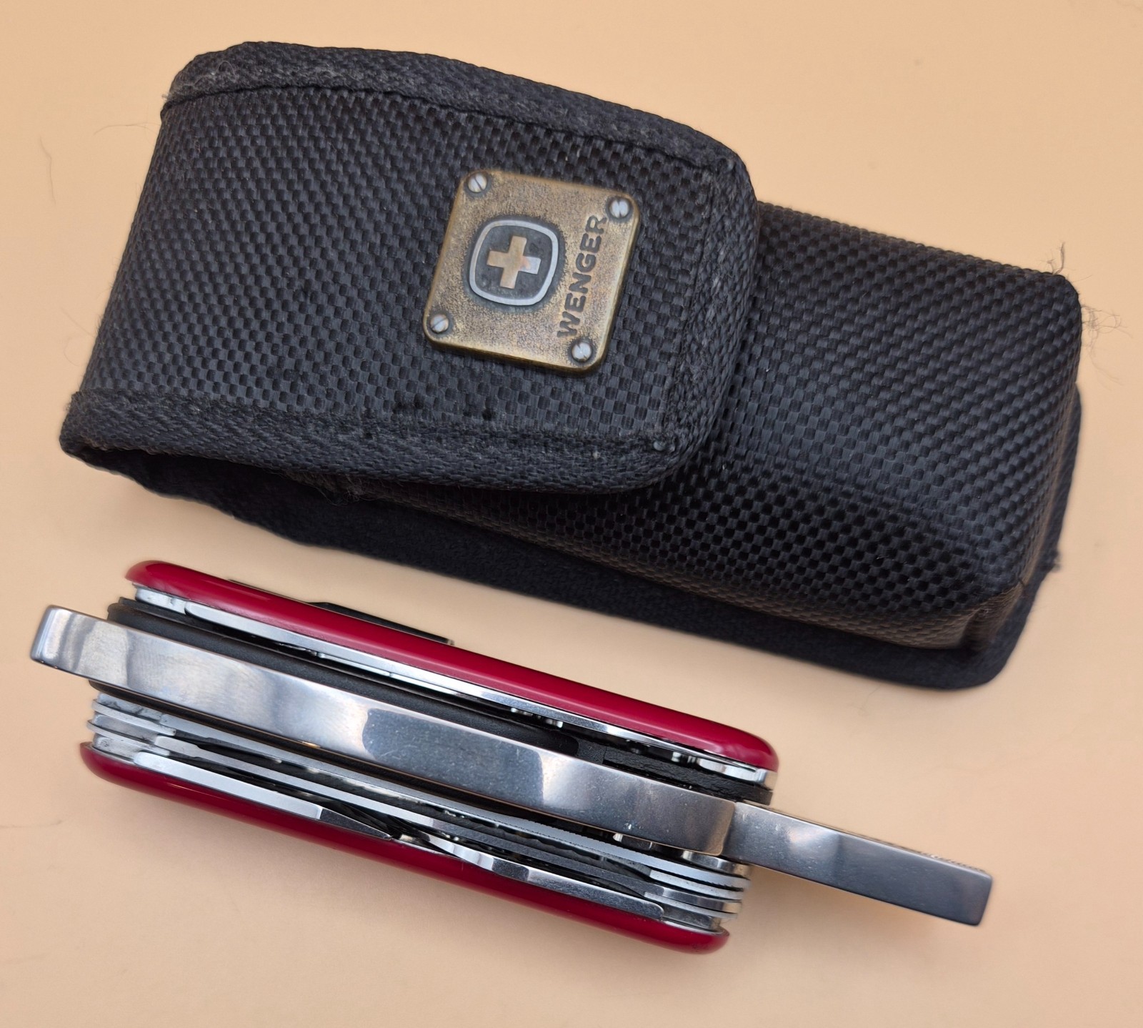 Wenger POCKET GRIP MINI GRIP Swiss Army Knife BLUNT-NOSE – Good Condition