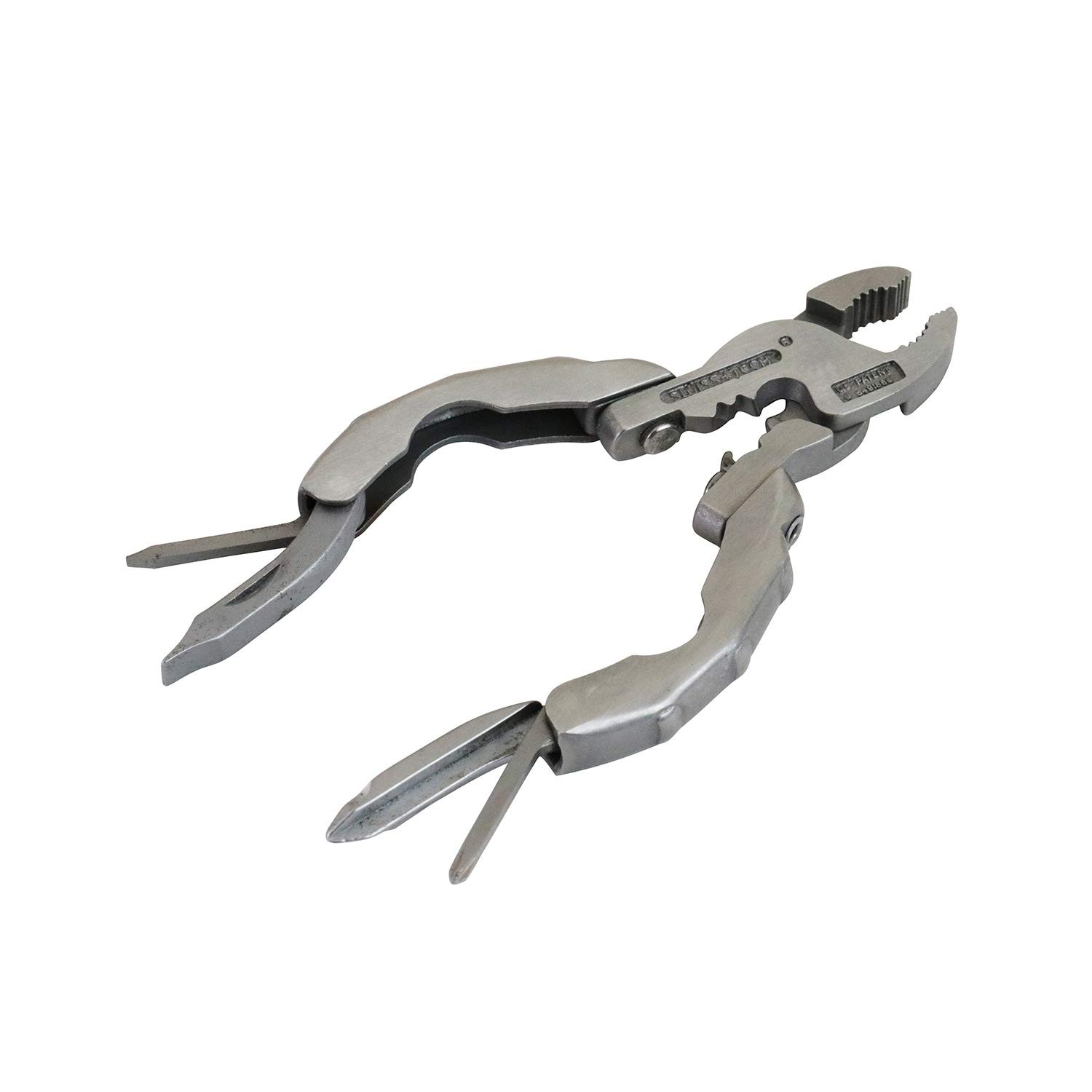 ST50016 9-in-1 Polished Stainless Steel Micro Pocket Multitool with Pliers