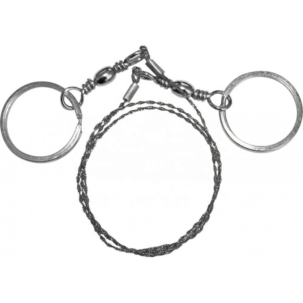 Survival Wire Saw Stainless Steel Portable Tool Camping Hiking Outdoor Quality