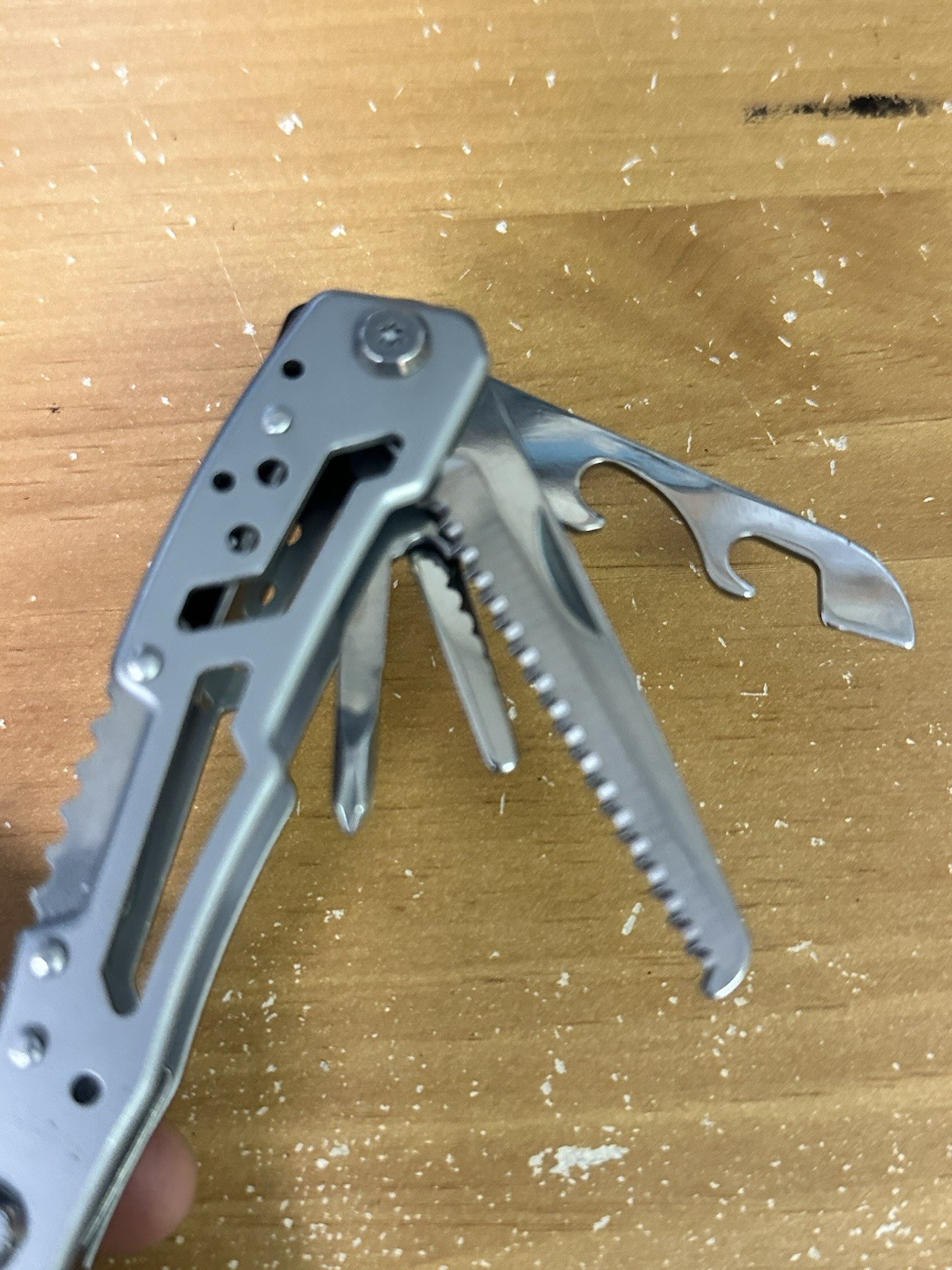 Stainless Steel Multi Tool Black Nylon Everyday Carry Uncharted Supply Co NEW