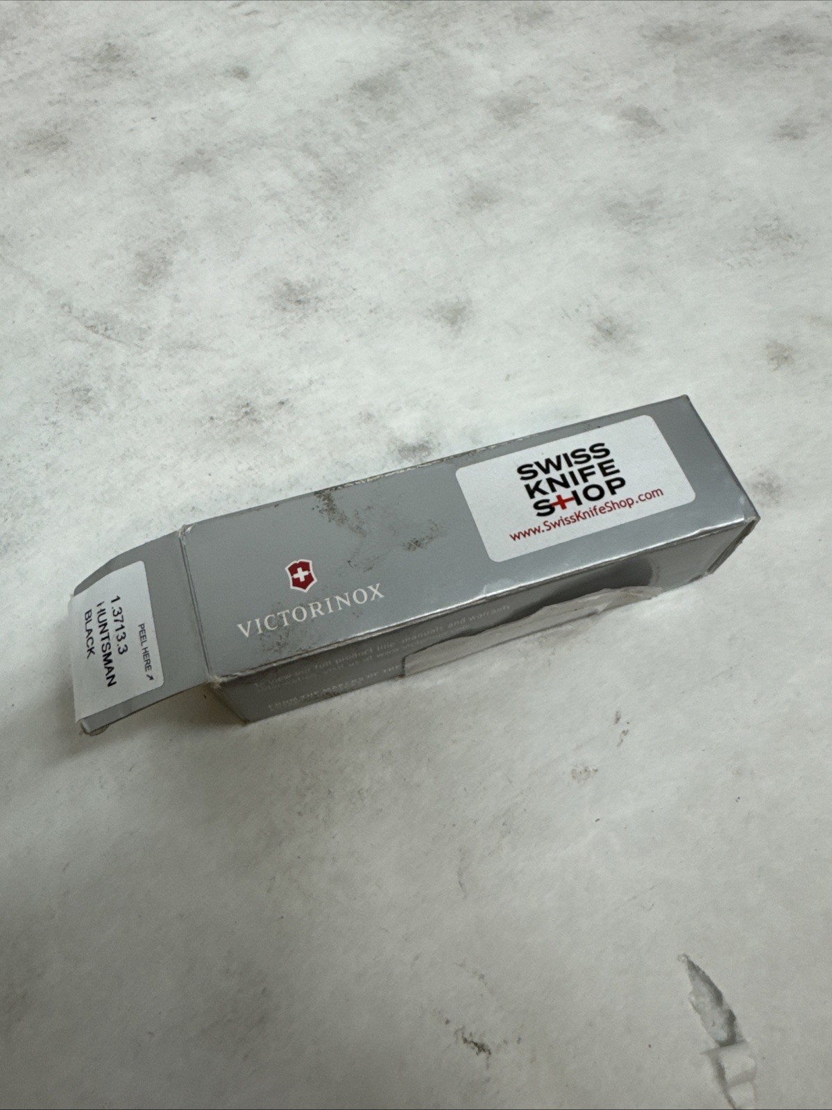 Swiss Army Original Knife Black Huntsman, 15 Functions Victorinox 1.3713.3 NIB