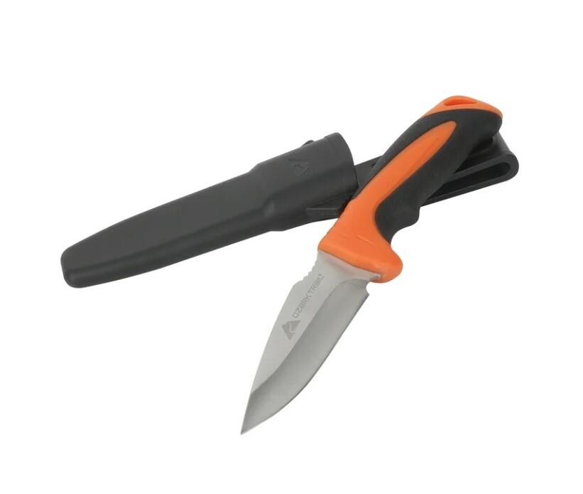 Ozark Trail 7-Piece Camping Tool Set with Hammer, Axe, Flashlight, and Knives,