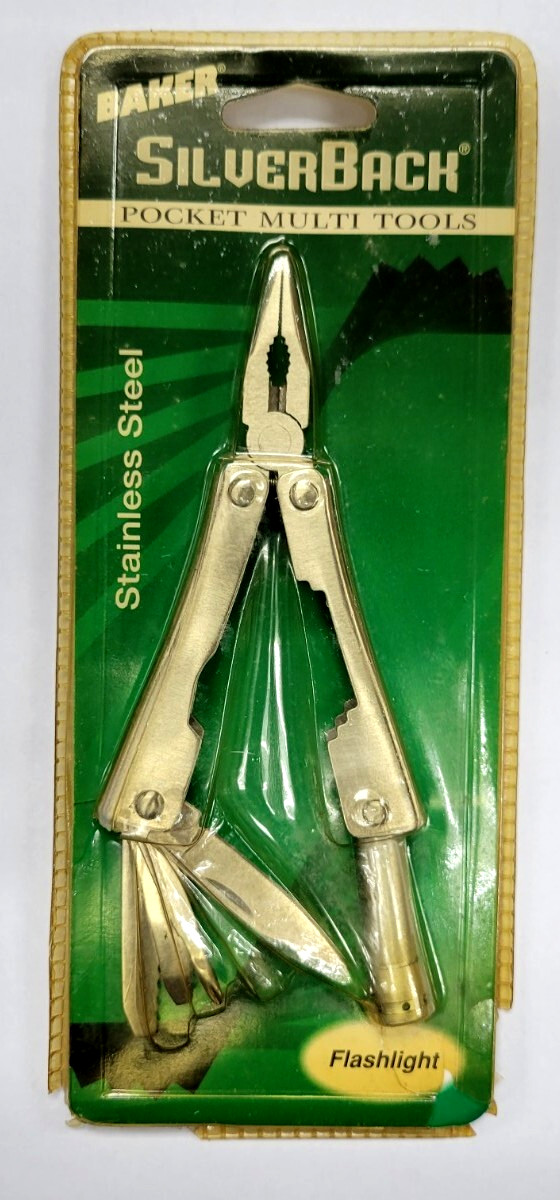Baker Silverback Pocket Stainless Steel Multi Purpose Tool SB-2300 New NOS