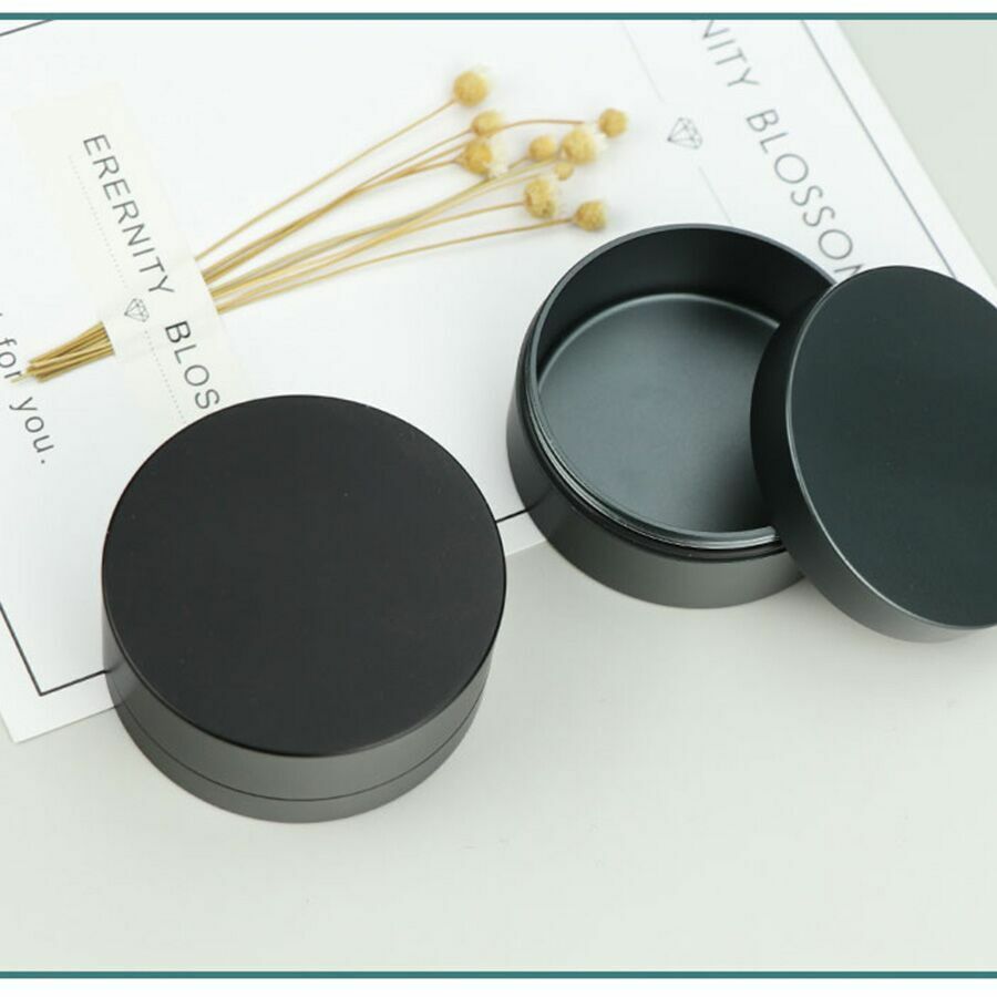 Round Aluminum Alloy Dust-proof Waterproof Metal Jewelry Storage EDC Outdoor Box