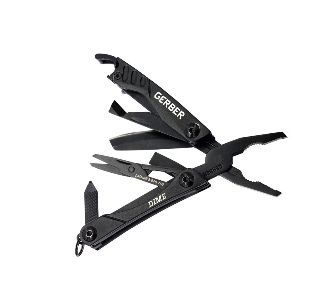 Gerber Dime 12 Multi-Tool Black 30-000469 BRAND NEW Small & Lightweight Fiskars