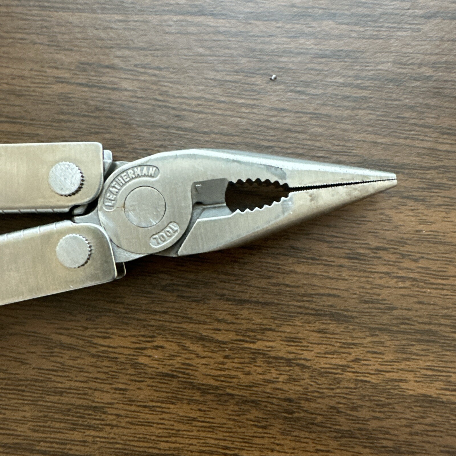 2002 “Siemens” Leatherman PST II Leather Sheath, Scissors, fish hook file, combo