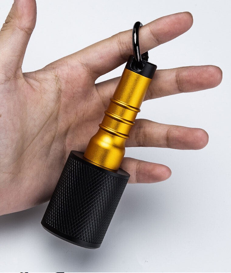 Aluminium Alloy Waterproof Box Sealed Container Outdoor Pendant EDC Keychain