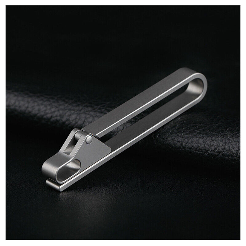 EDC Titanium Alloy Quick Buckle Detach Belt Waist hanging Keychain Key Ring Tool