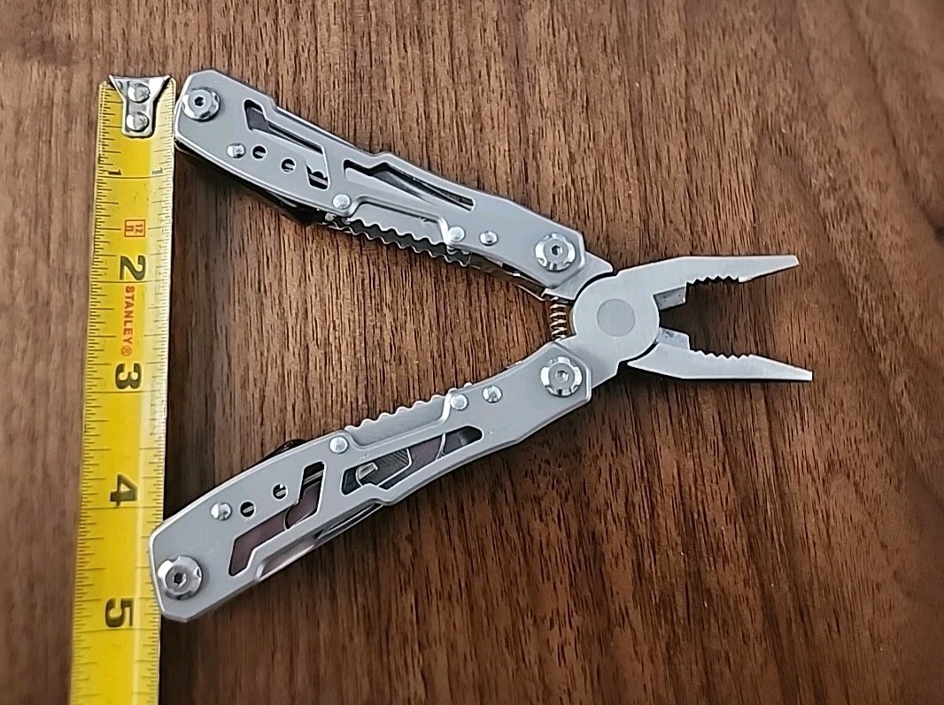 Stainless Steel Multifunctional Folding Pliers and Tools with Case! Multipurpose