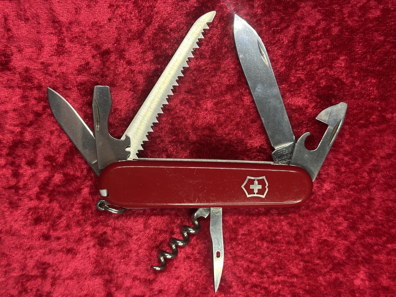 Victorinox Camper 10 Tool 3 Layer Swiss Army Knife No Sheath Random Pick (184)