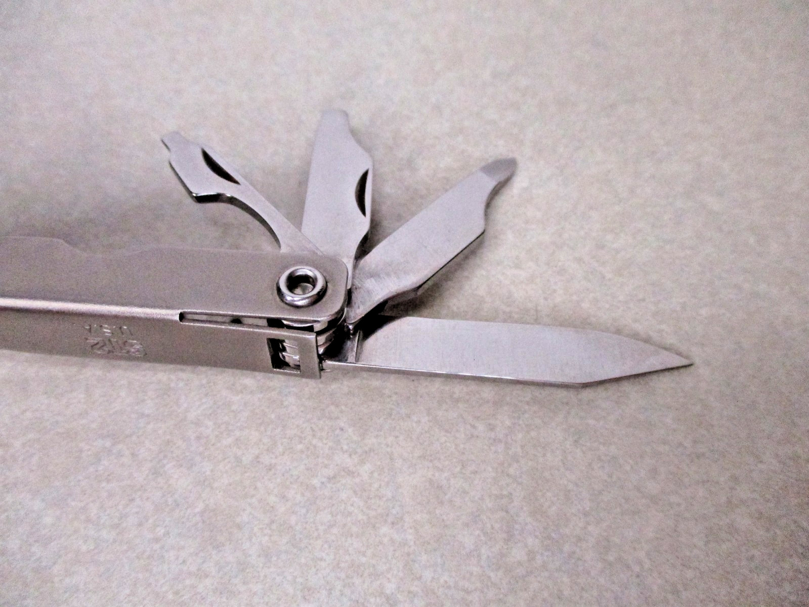 Vintage Schrade USA Tough Chip ST2 Folding Multi Tool Multitool Scissors Knife