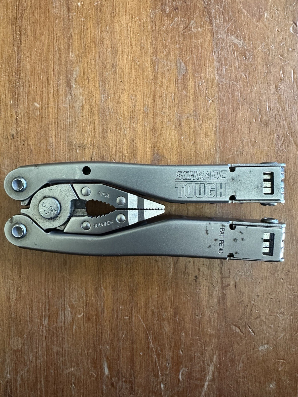 Vintage Schrade Tough-Tool Multi-Tool Pliers Knife – Made In USA