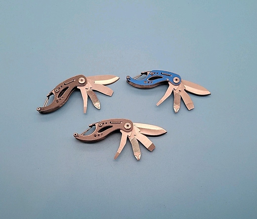 Gerber Curve Mini Multi-Tool – LOT OF 3 – Blade, File, Screwdrivers