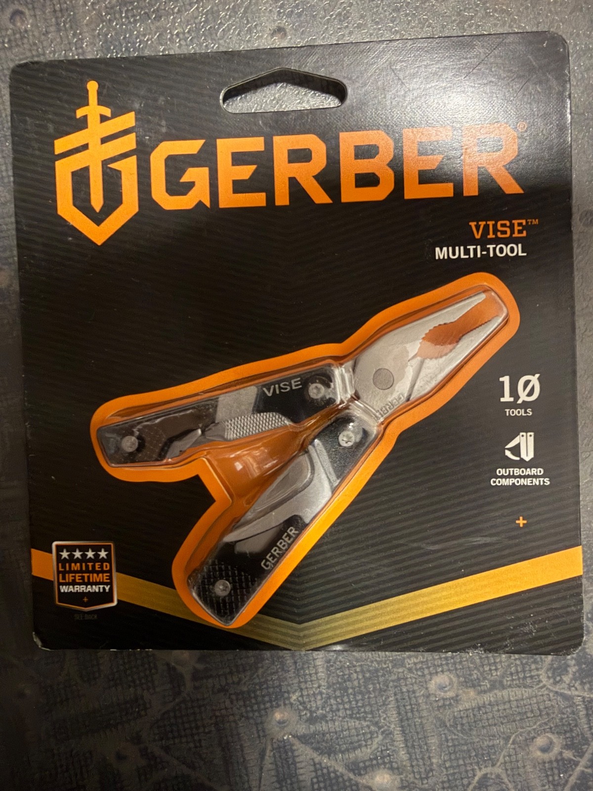 Gerber Vise Multi-Tool 10 Tools Stainless Steel Knife Blades