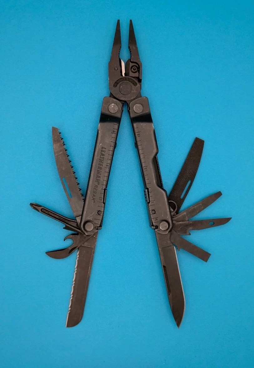 Leatherman Rebar Multi-Tool! BLACK OXIDE! WITH SHEATH!