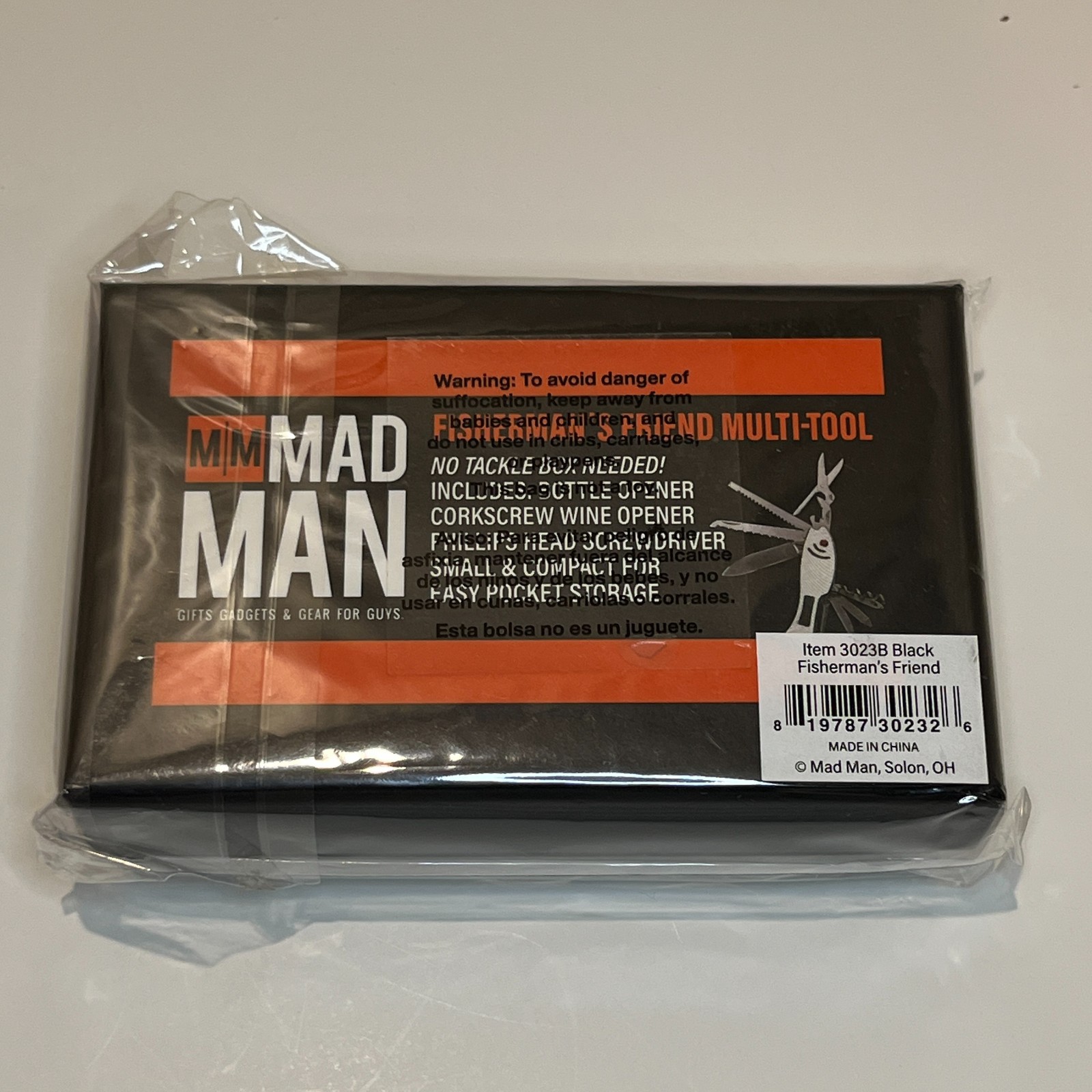 MAD MEN Fisherman’s Friend Multi-Function Pocket Tool (NEW Sealed)