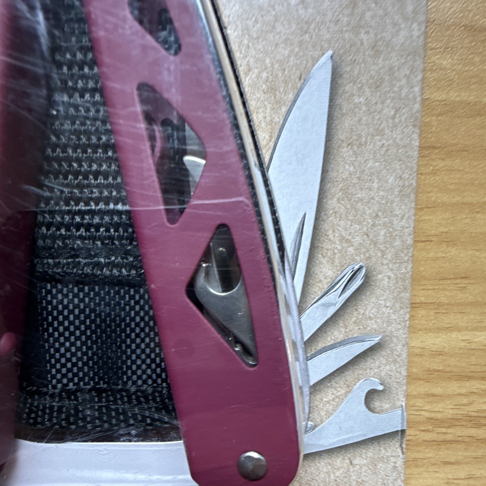 Ozark Trail Maroon Handle 12-in-1 Multi-Tool Sheath Included New Sealed