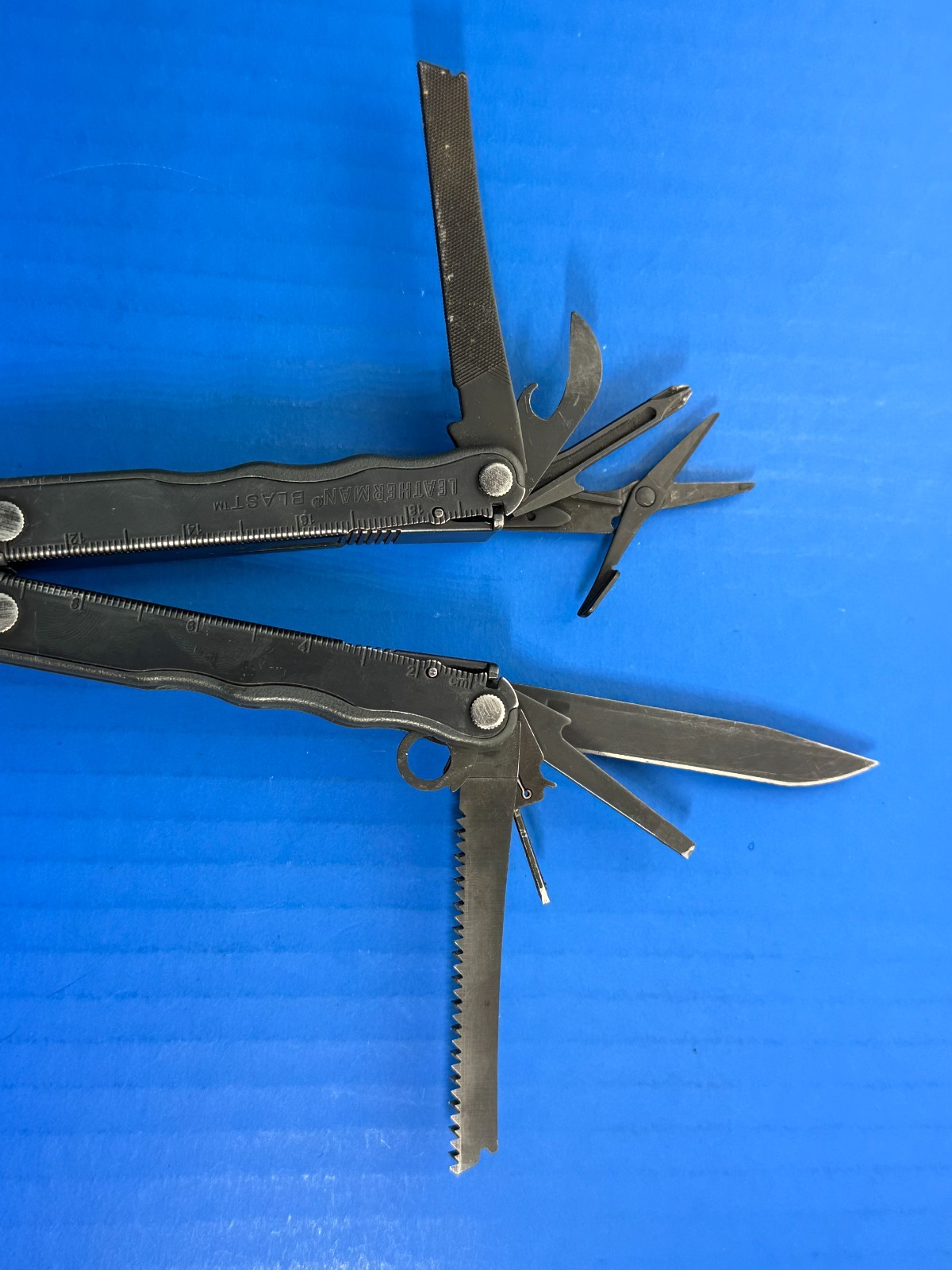 Leatherman BLAST Multi-Tool Black Oxide Multitool w/ Knife Pliers – Parts/Repair