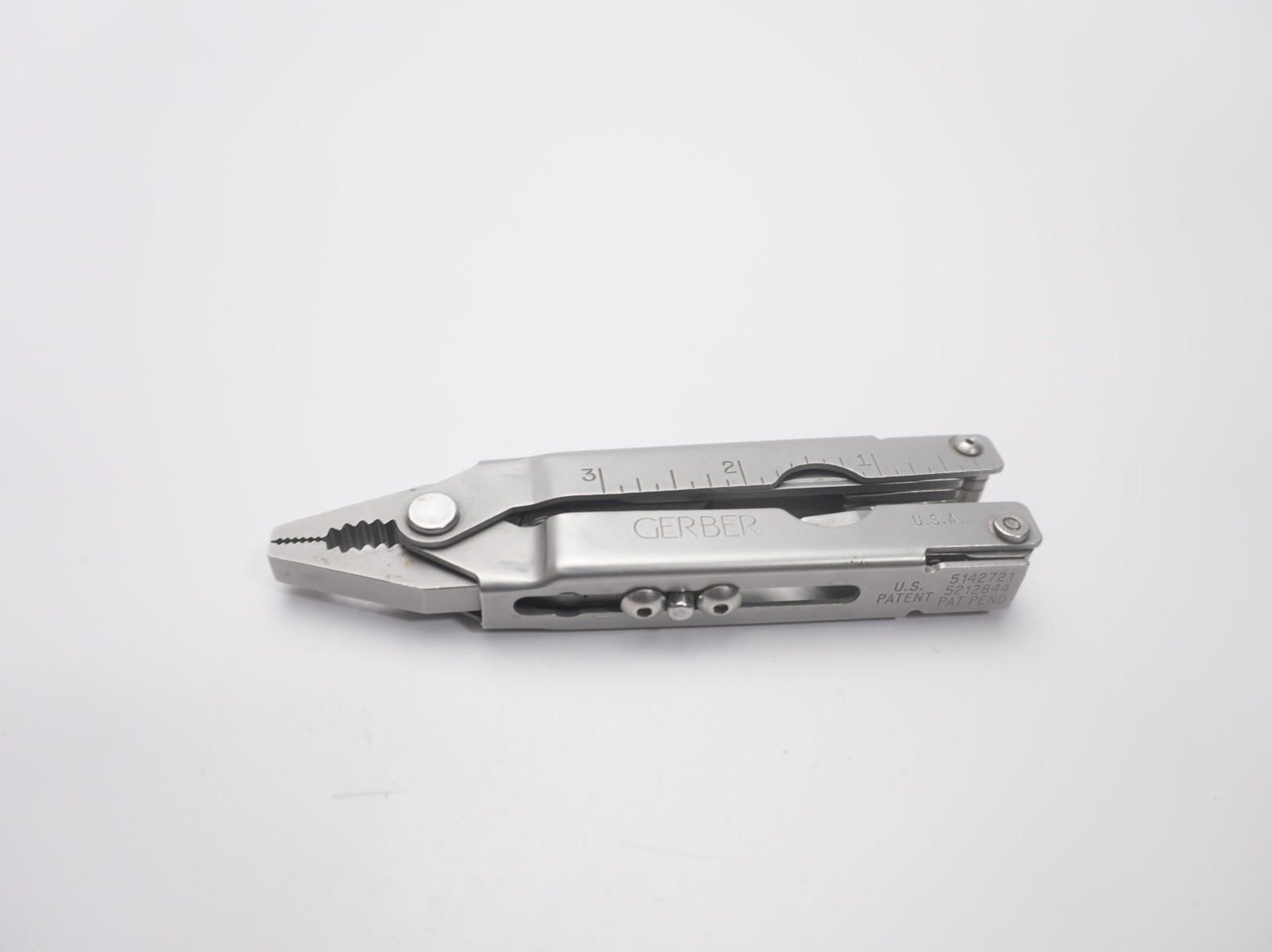 Vintage Gerber Multi Tool USA Blunt Nose Pliers Pat. 5142721 5212844 Stainless