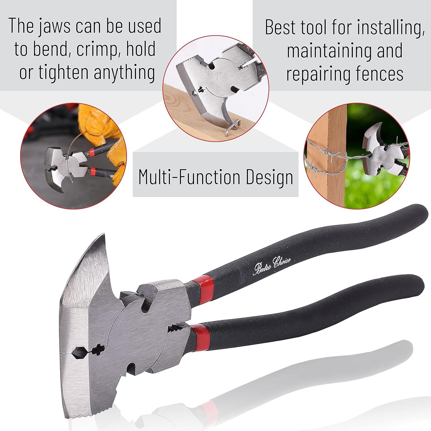 10.8″ Multi-Plier Fence Tool – Heavy-Duty Nail & Staple Puller for Professionals