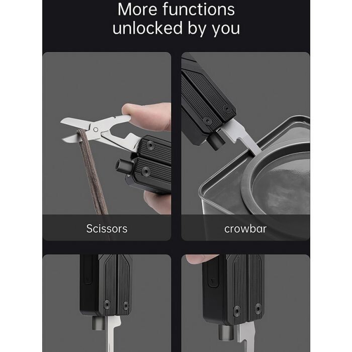 NexTool Gemini Electric Multi Tool Essentials Bottle/Can Opener Universal Socket