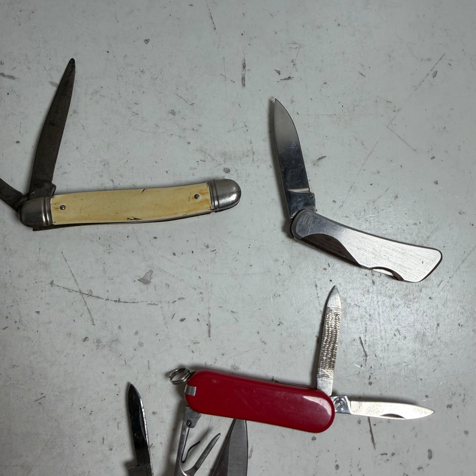 Vintage Stainless Steel Compact Pocket Survival Folding Multi-tool – Lot of 13