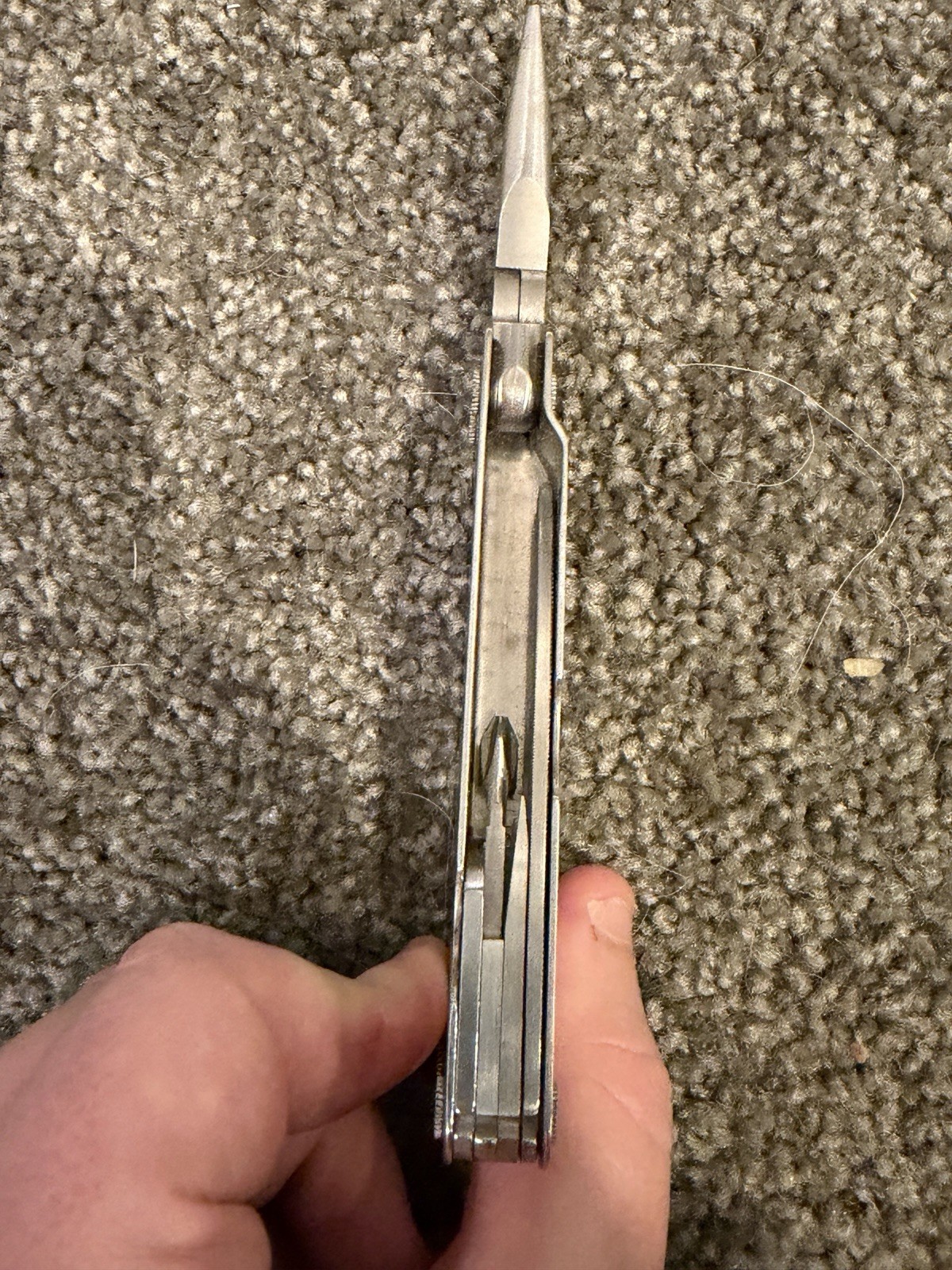 Cabelas Letherman Multi Tool Silver Made In USA Good Condition