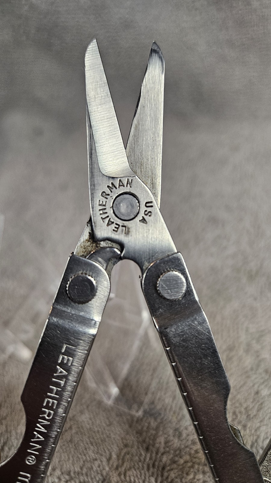 Leatherman Micra MultiTool Made In USA Scissors Knife Tweezers File Etc SEE PICS