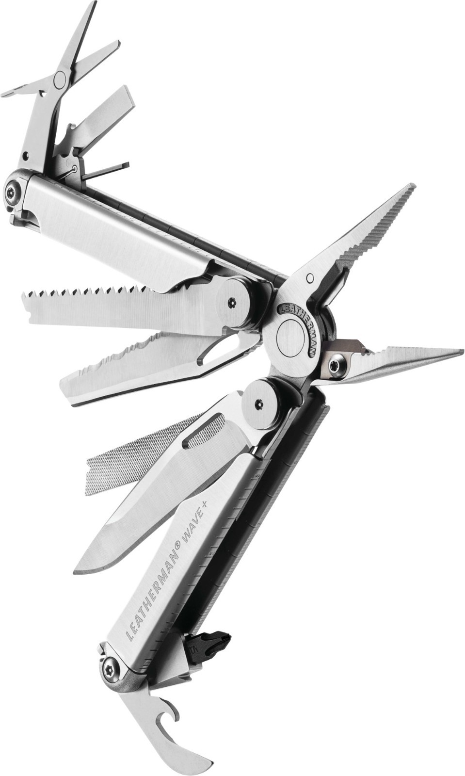 LEATHERMAN, Wave+, 18-in-1 Full-Size, Versatile Multi-tool, Stainless Steel