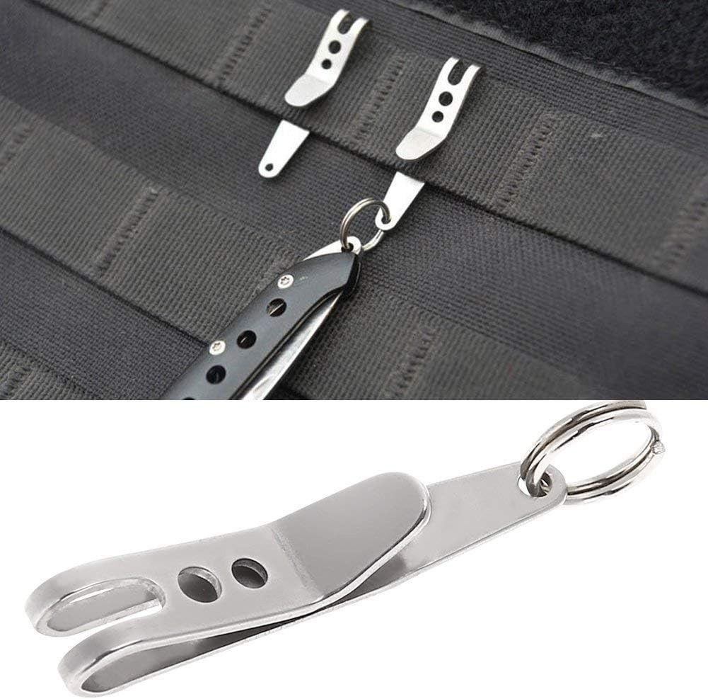 Deep Carry Pocket Clip Nano2 Pack, Stainless Steel Multi-Purpose Suspension C…