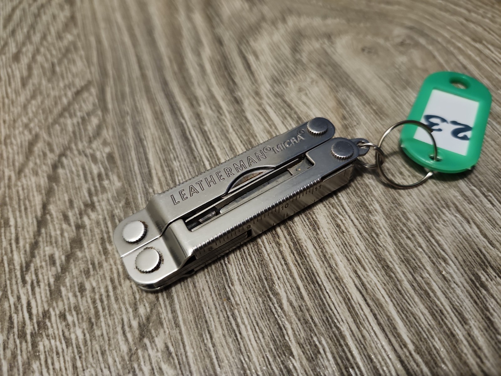 Leatherman Micra Multitool – Stainless Steel, Used, Good Condition