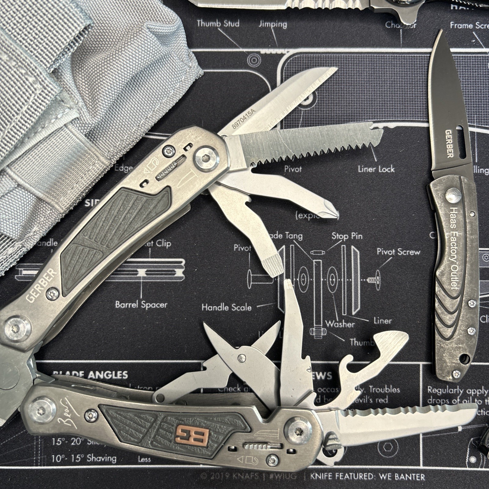 Gerber 1 BG Suspension / 1 STL 2.0 / 1 EVO Mid/ 1 Dime Compact Lot Of 4 VGUC