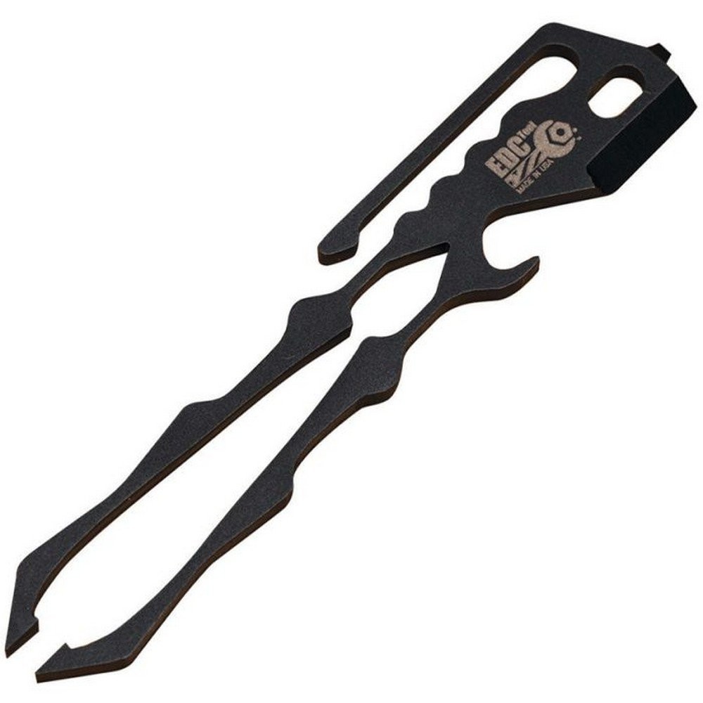 EDC Tool Co. 4″ Tweezer Multitool Black DLC-Coated Titanium – TWEEZER-4-DLC