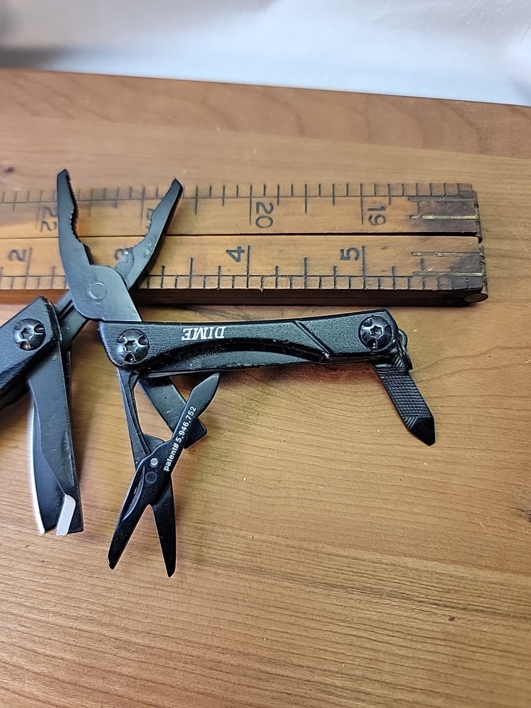 Gerber Dime Black On Black Multi-tool Pocket Knife