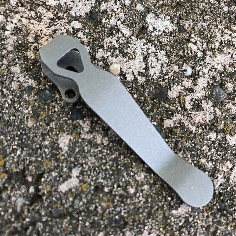 Custom Portable Titanium Pocket Clip Back Clamp for Benchmade/Emerson/ProTech