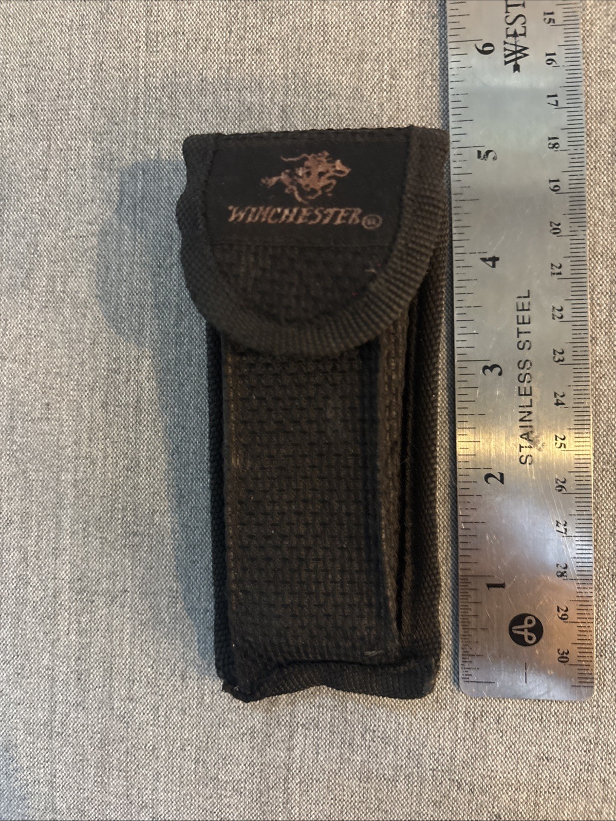 Winchester Multi Purpose Tool Nylon Sheeth W Belt Loop Ruler Pliers Knife & More
