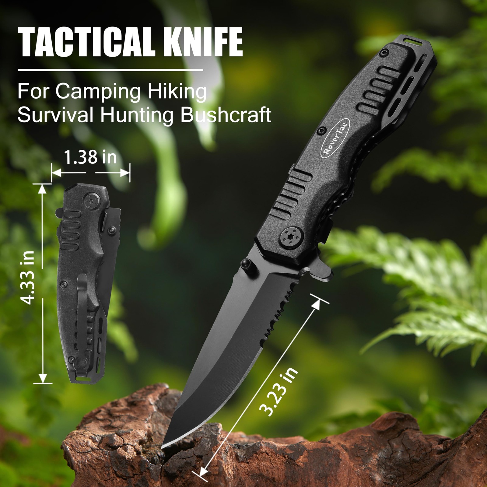 Tools Set for Dad Gift – 12-in-1 Multitool Pliers, Tactical Knife & Flashligh…