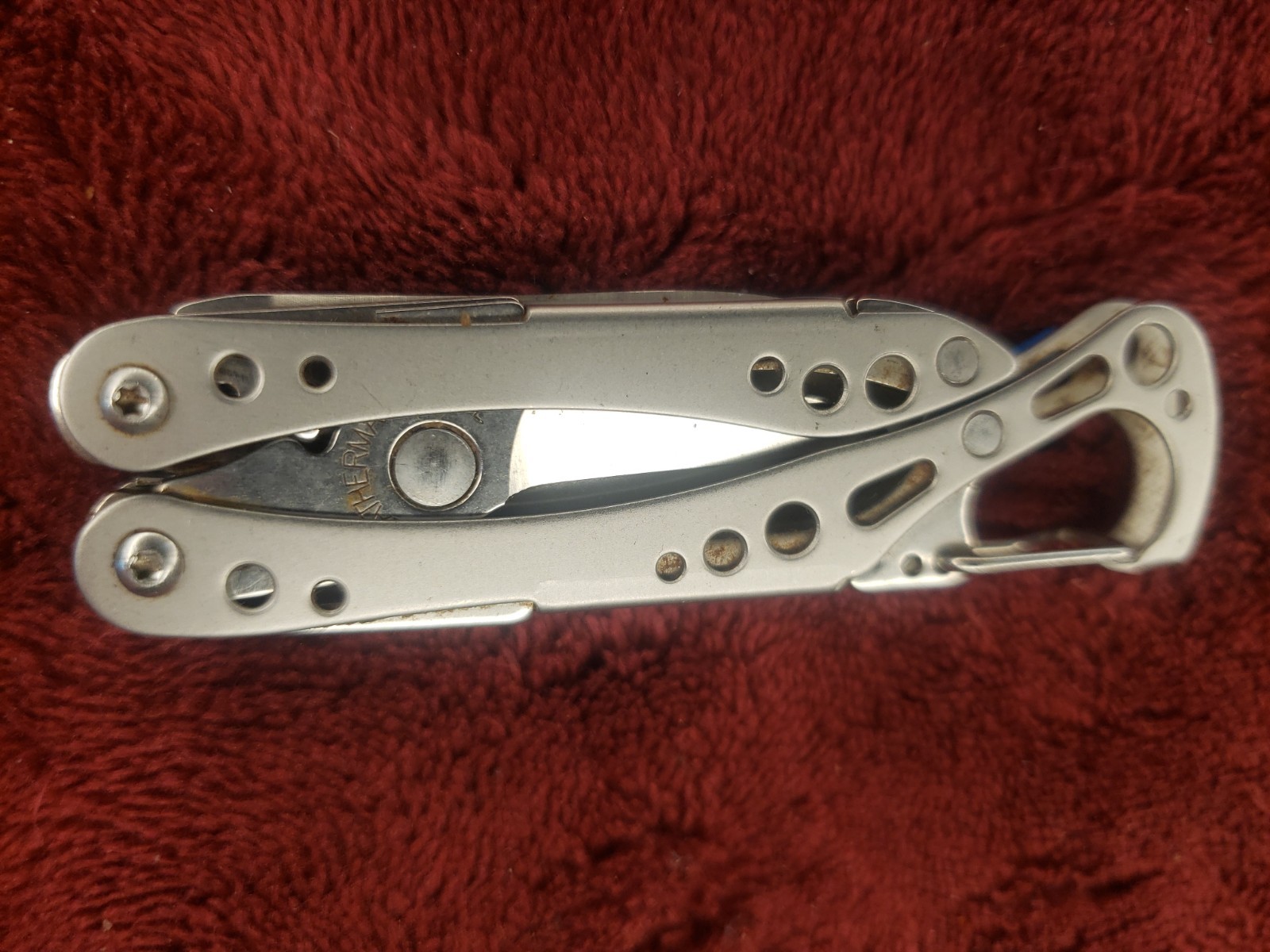 🔪🔪 Leatherman Style CS Multi Tool Blue Scissors