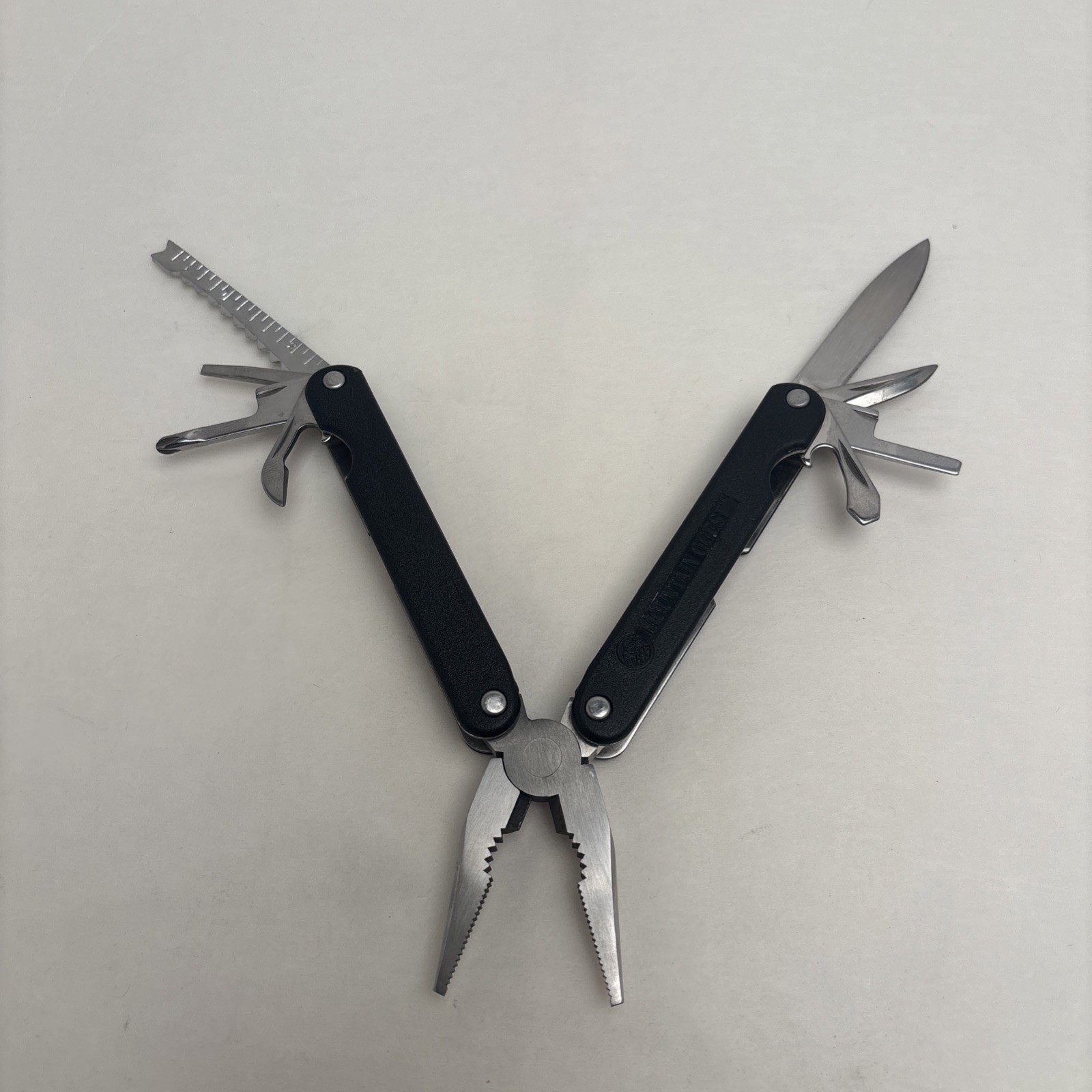 Multi-Tool Multitool Mountain Quest Black Camp Tactical Survival Hunt Fish Hike