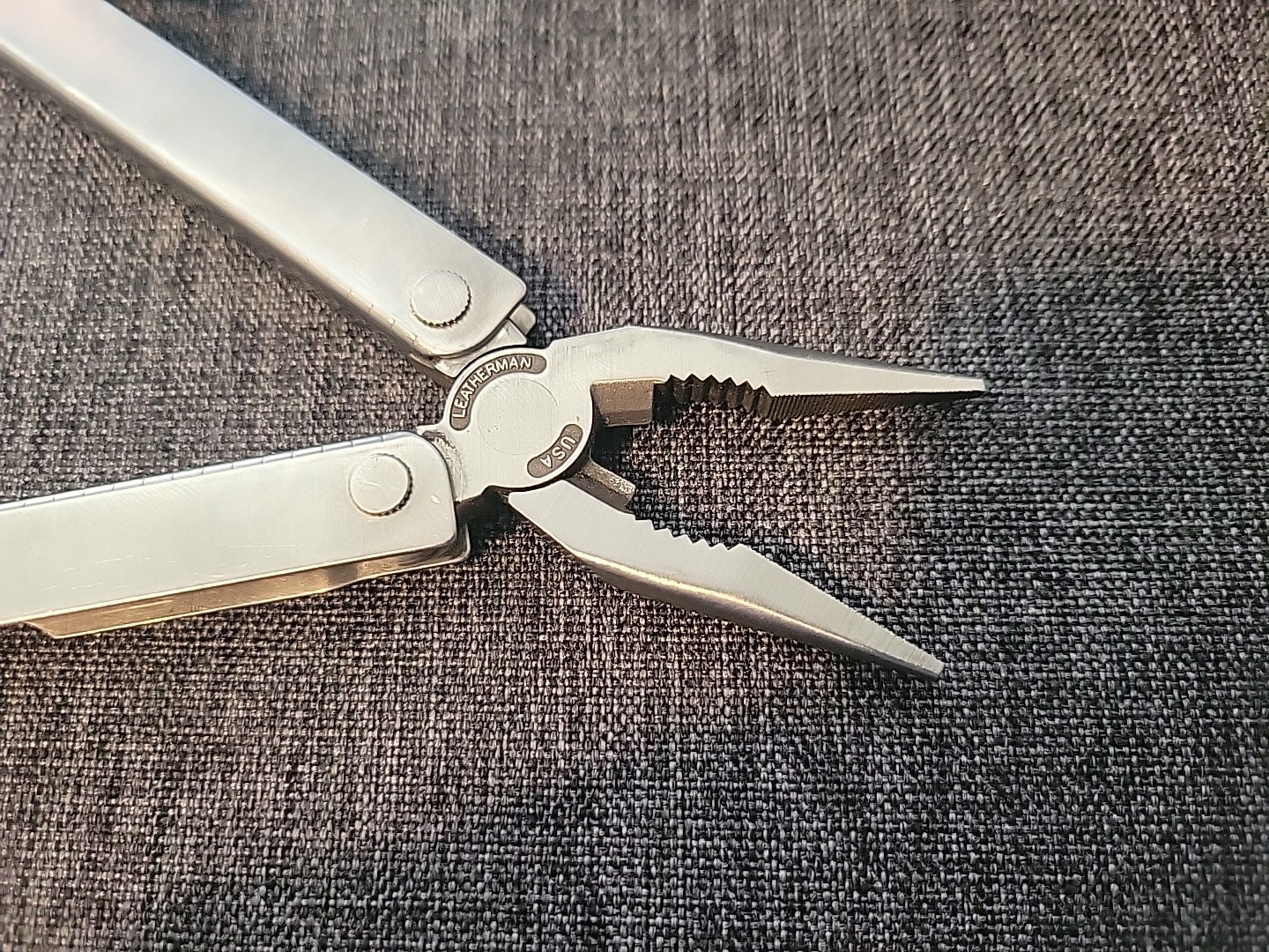 Vintage Original Leatherman Multi-Tool Portland OR TM 1325473 w/ Leather Sheath
