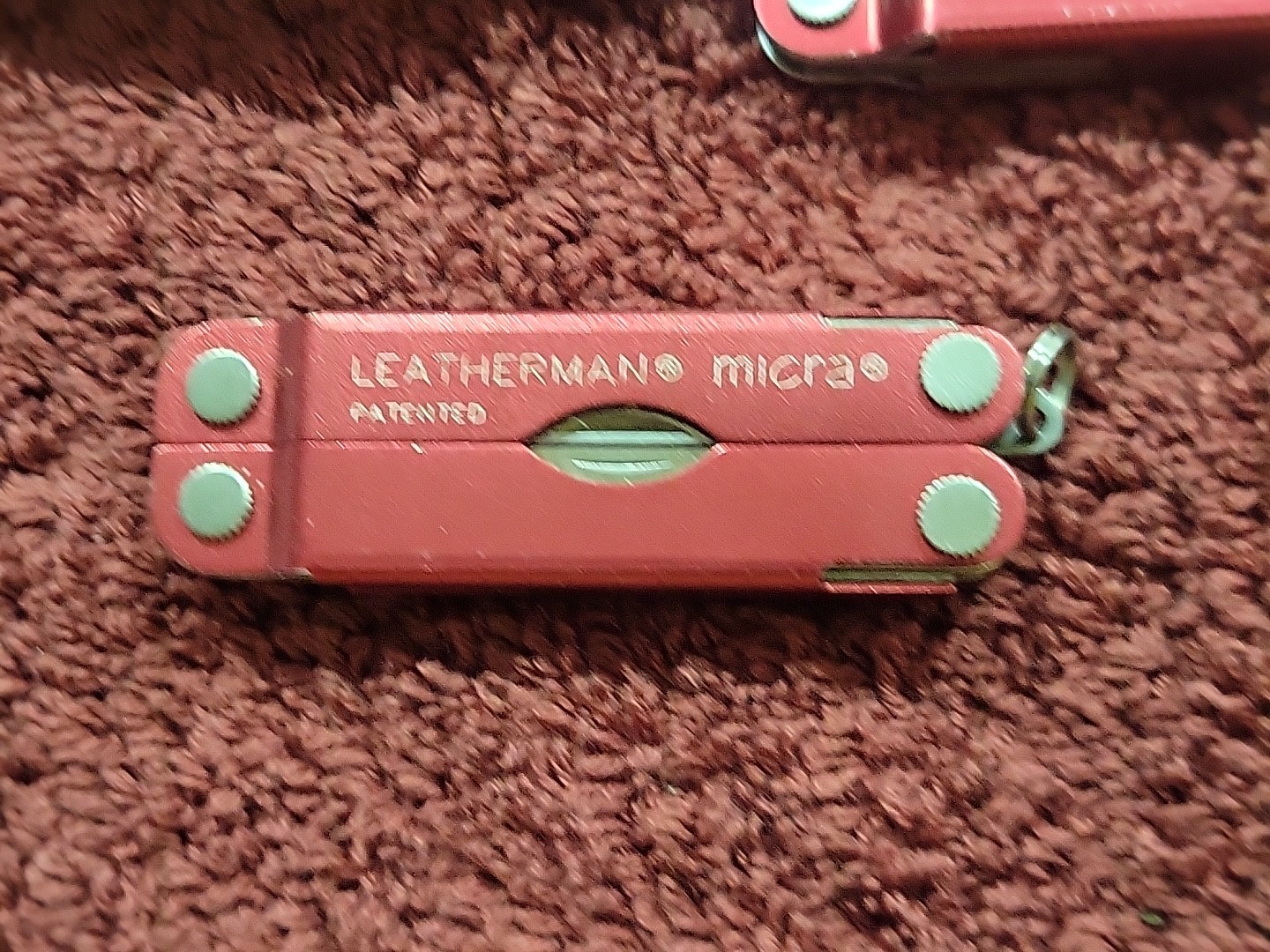 Leatherman Micra 10-in-1 Multi-Tool Keychain Carry Red