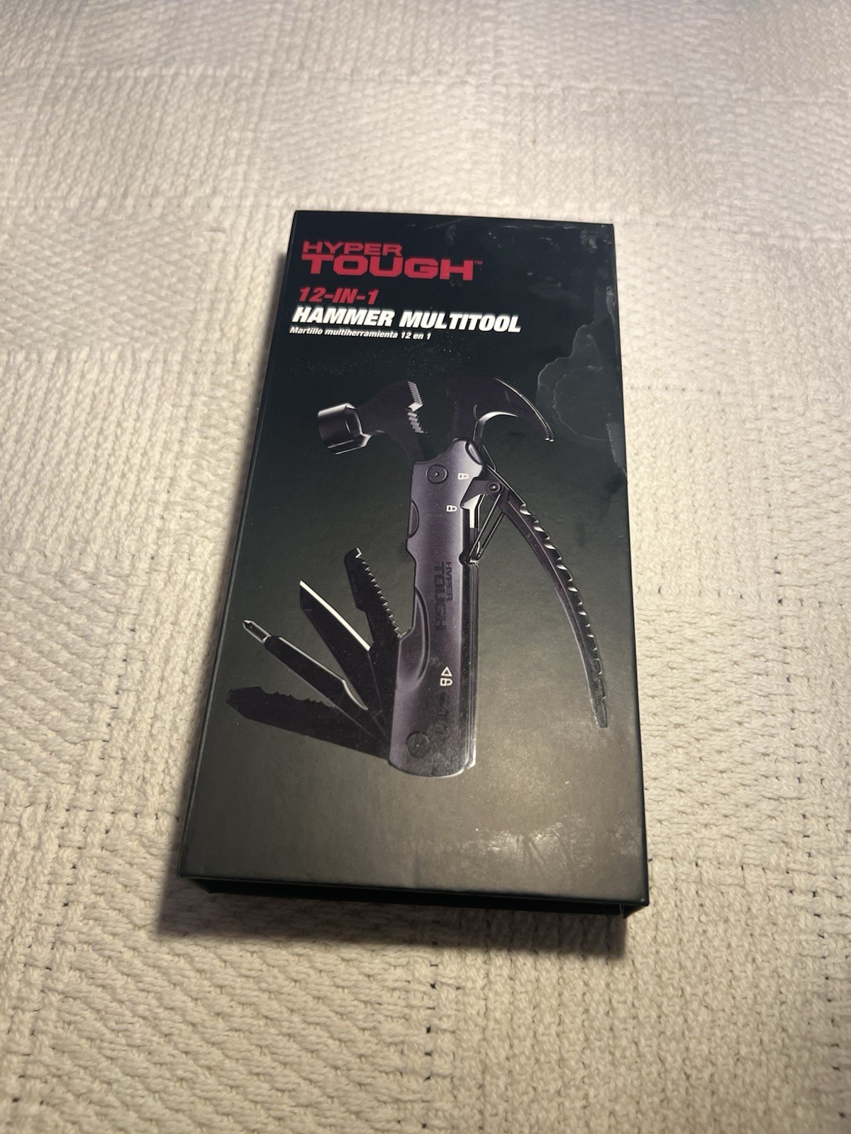Hyper Tough 12-in-1 Hammer Multitool Black Model 42865 – New Open Box