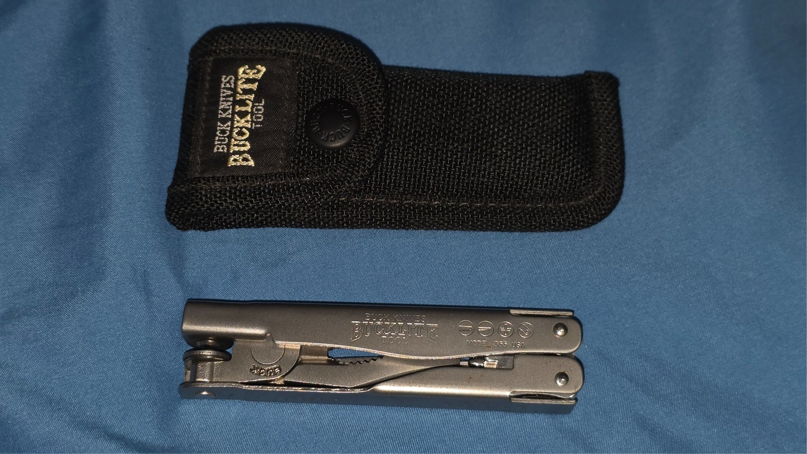 Buck Knives Bucktool USA Model 355 Multi-Tool With nylon sheath