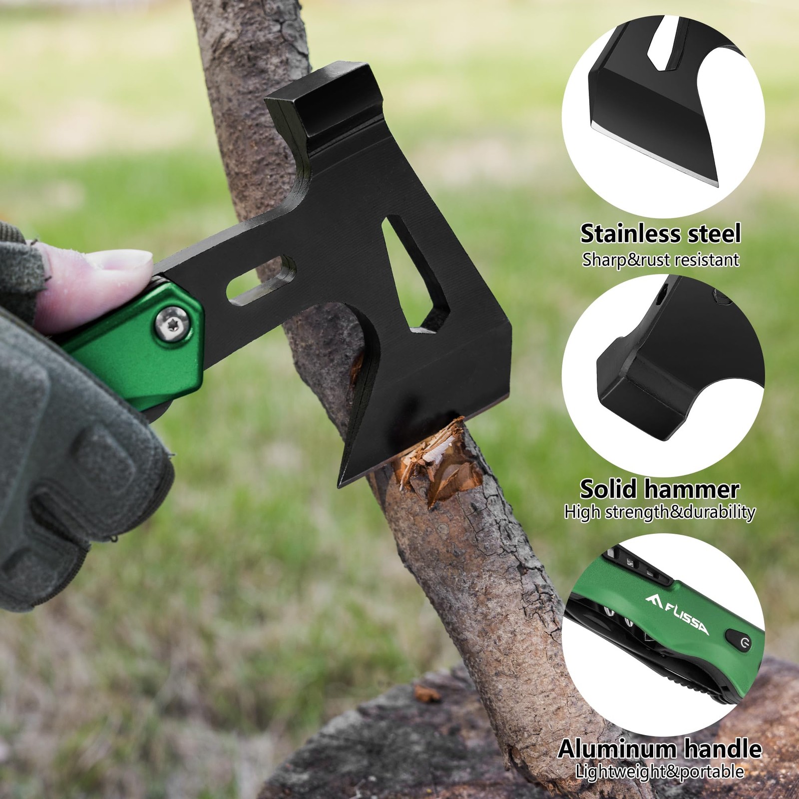 Multitool 14 in 1, Gifts for Men, Camping Accessories, Camping Gadgets, Ki…