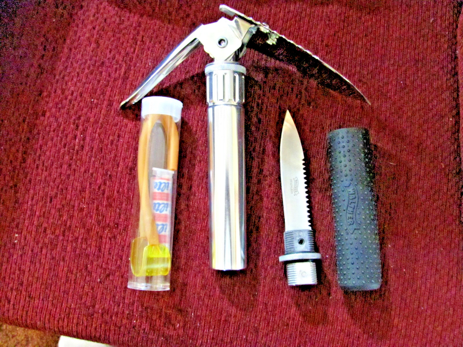 RARE, WALTHER JUNGLE TOOL, WAL027, NEW, WARRANTY, BOX, KNIFE, ENTRENCHING, PICK
