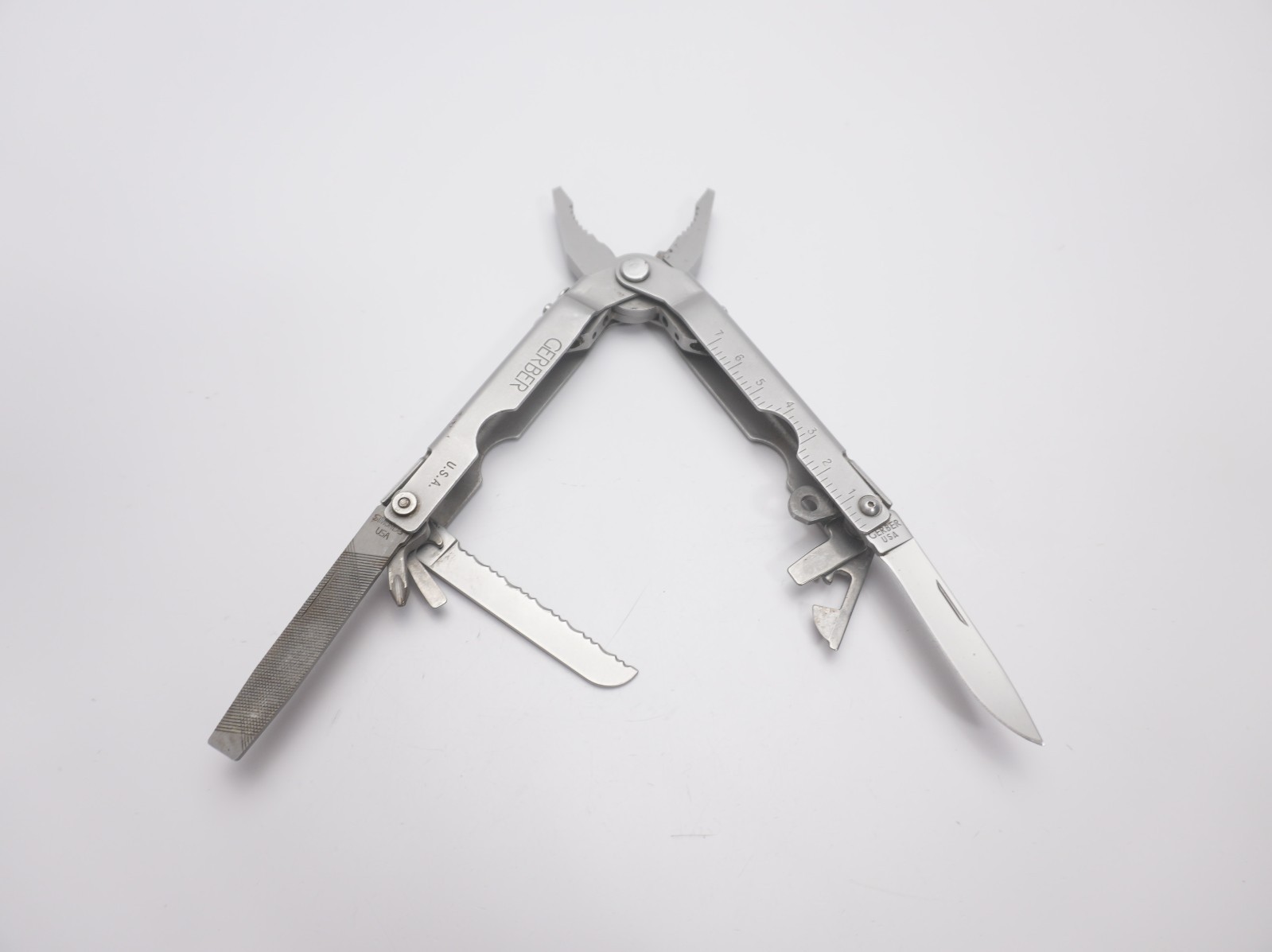 Vintage Gerber Multi Tool USA Blunt Nose Pliers Pat. 5142721 5212844 Stainless