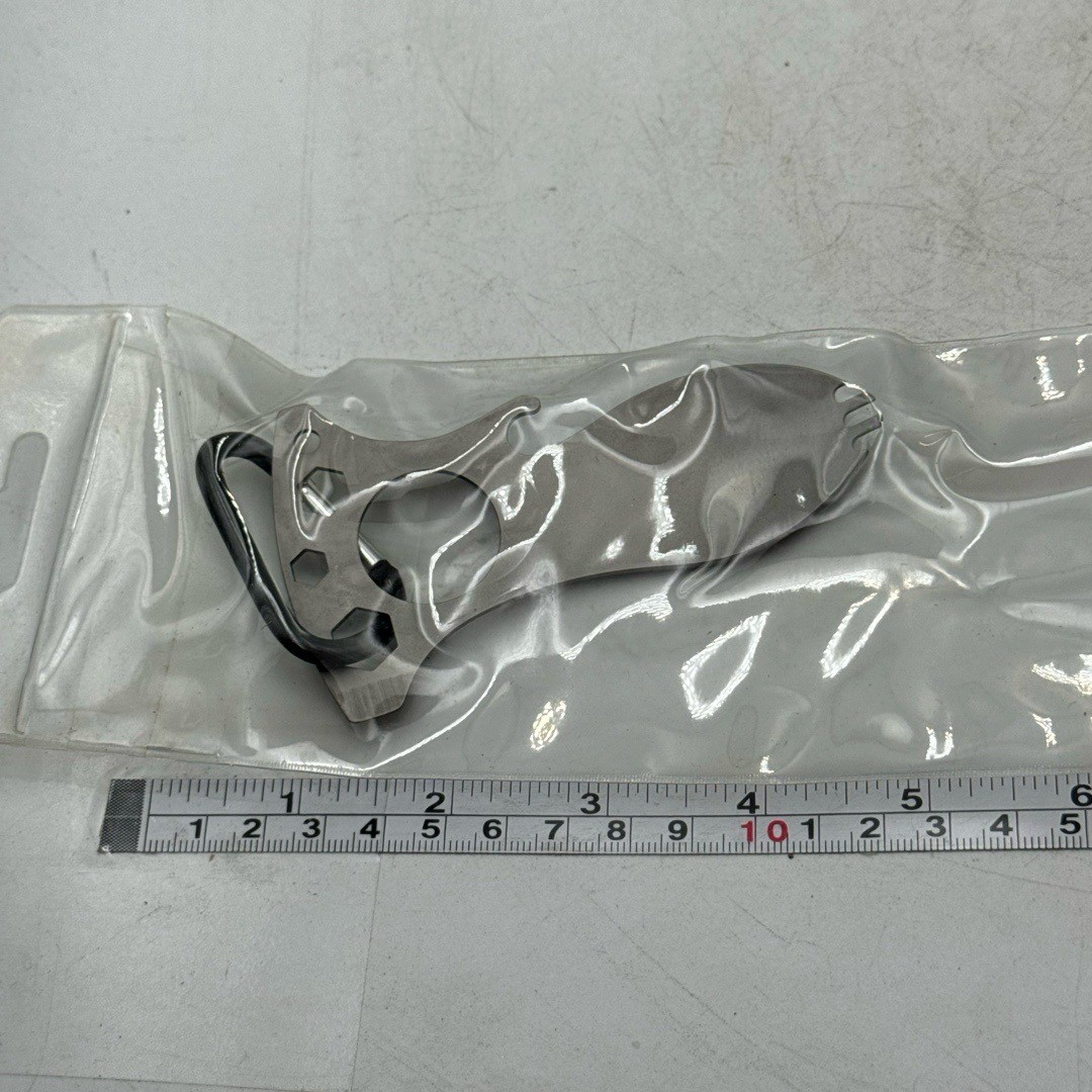 Camping Spoon Multi-Tool 4 Inch Carabiner Clip Hex Wrench Bottle Opener