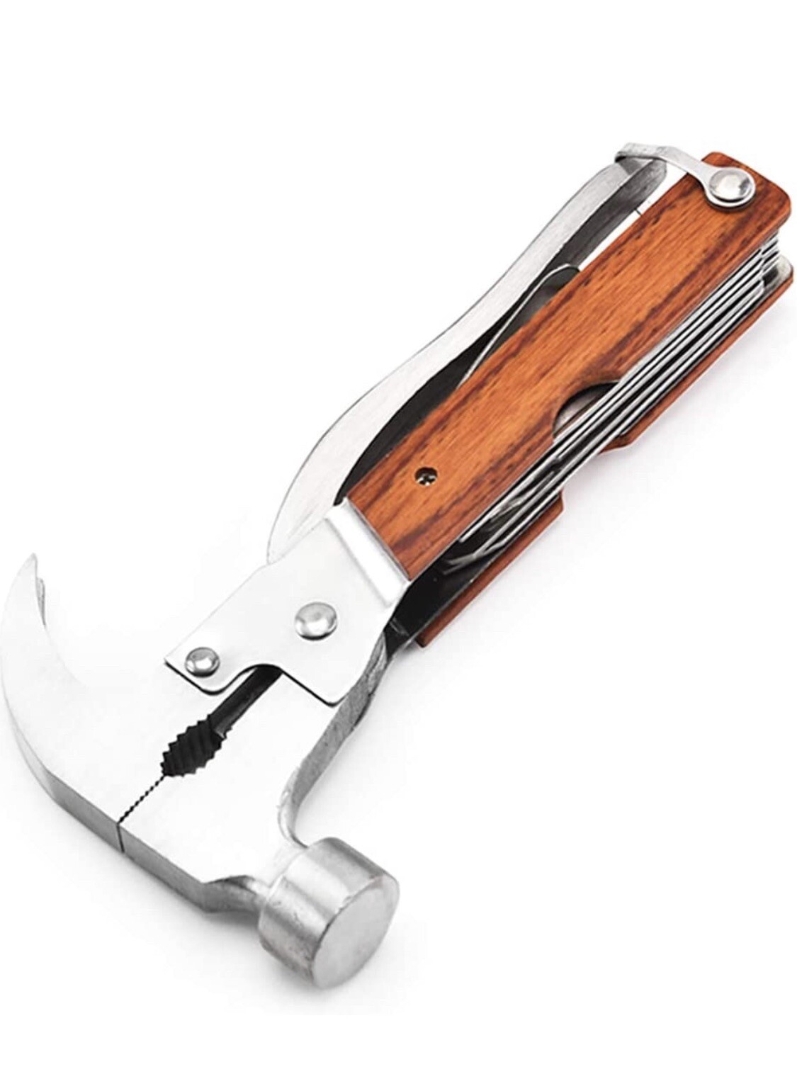 Pocket Hammer Multi All In One 13 Function Screwdriver Knife Pliers Wrench Allen