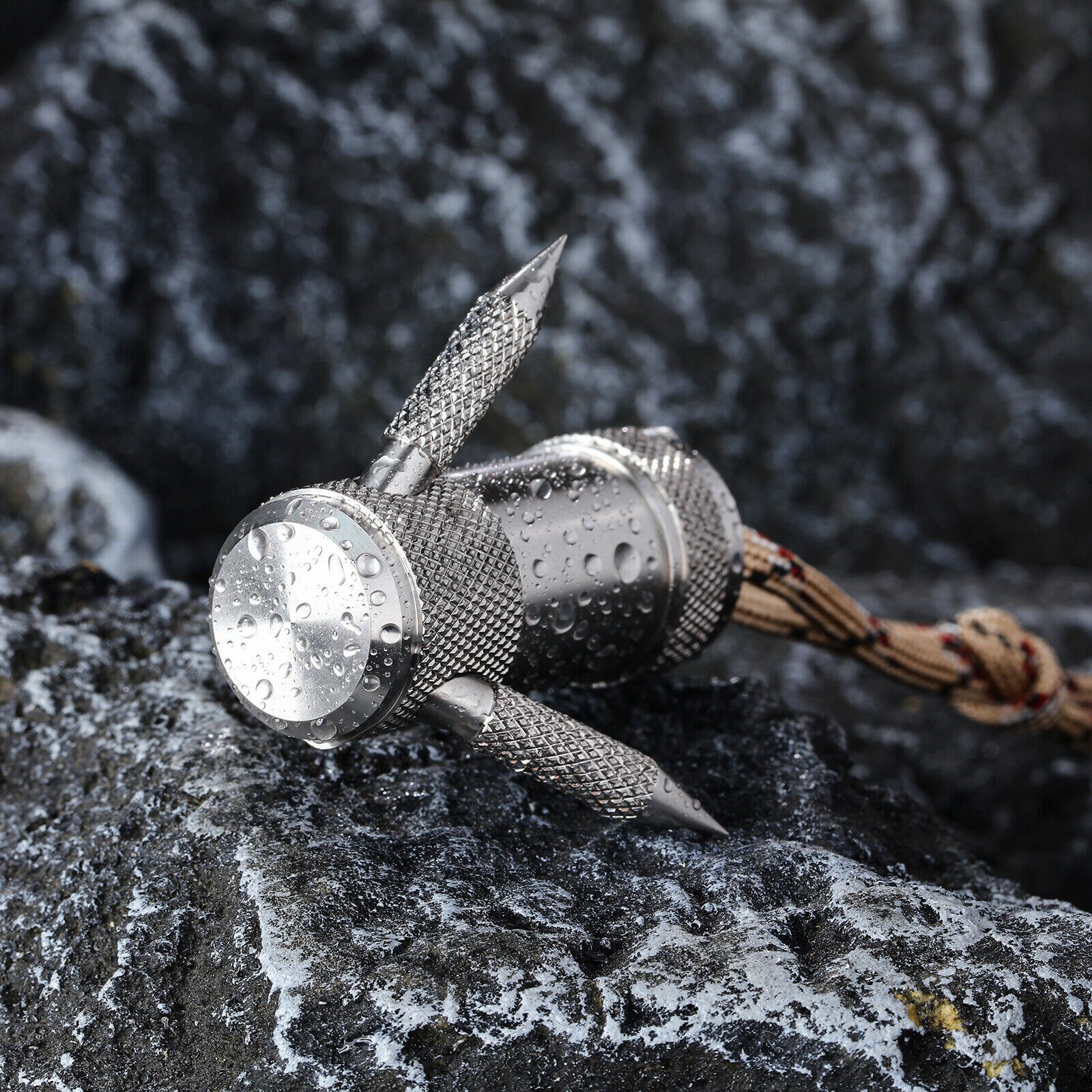 EDC Capsule Grappling Hook Waterproof Container Throw Out Hook Anchor Tool