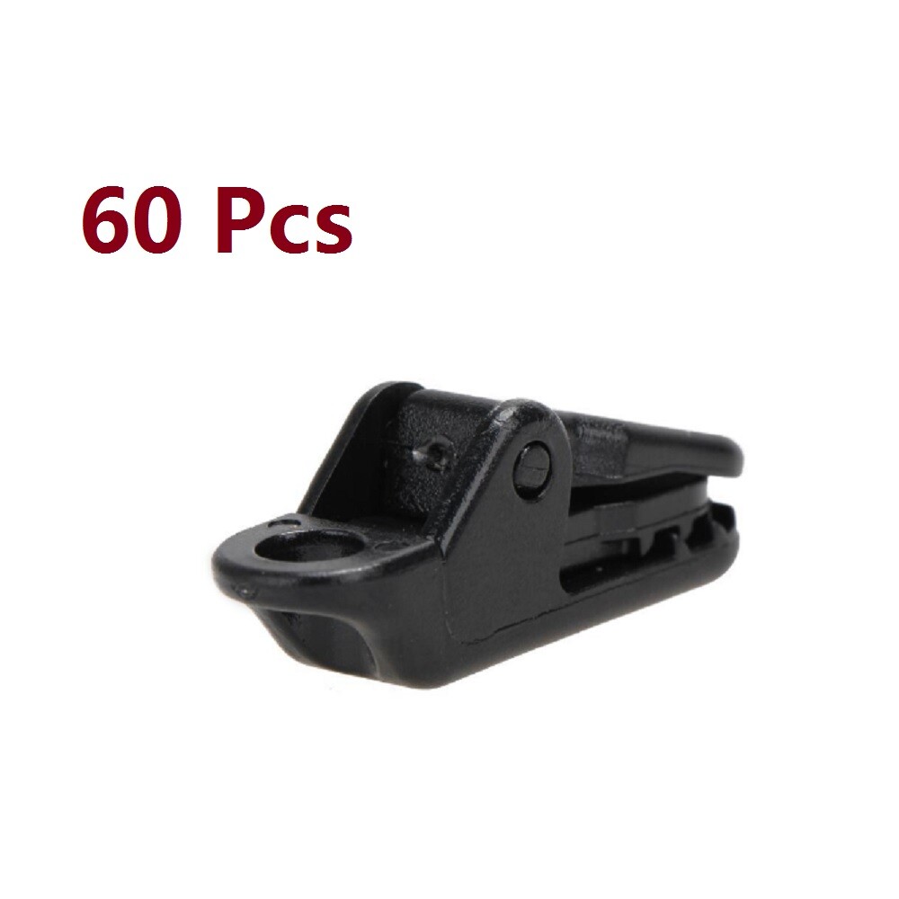 60xReusable Alligator Camping Tent Awning Tarp Clips Fixed Clamp Crocodile Clip
